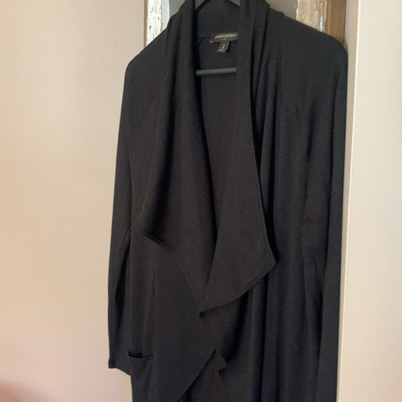 Banana Republic Waterfall Cardigan Sweater Open Front Women's Size Small - Picture 3 of 9